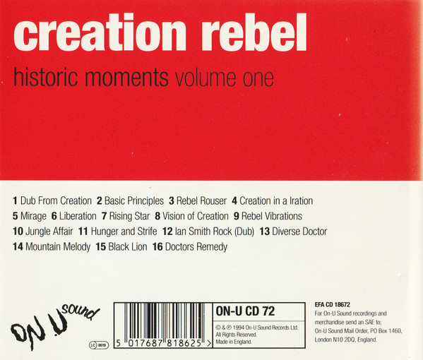 Creation Rebel – Historic Moments Volume One - Imagen 3