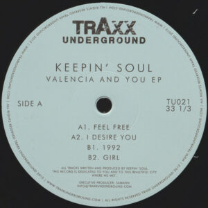 Keepin' Soul ‎– Valencia And You EP