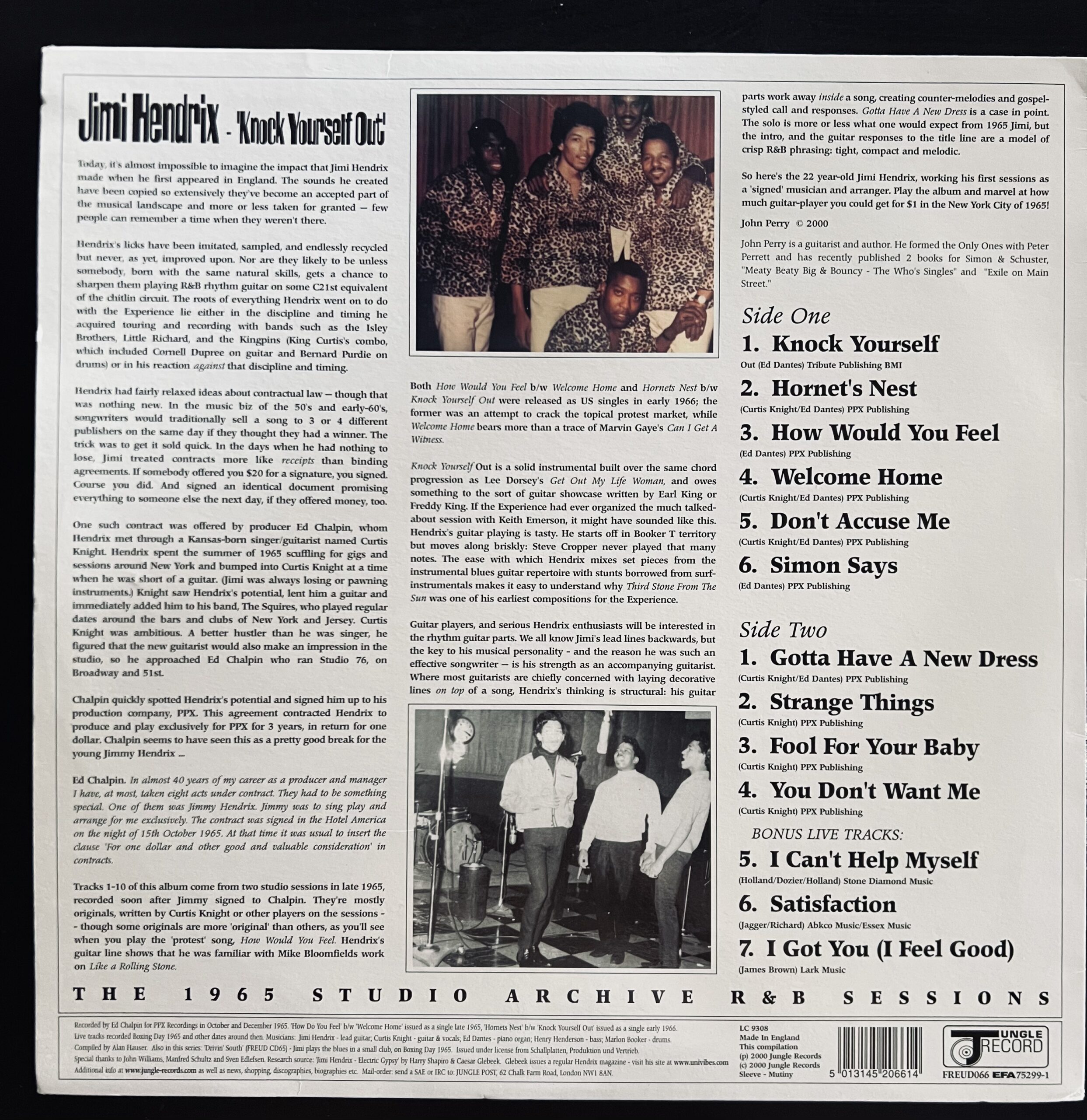 Jimi Hendrix With Curtis Knight & The Squires – Knock Yourself Out (The 1965 Studio Sessions) - Imagen 2