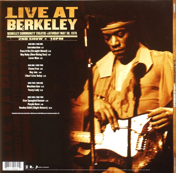 The Jimi Hendrix Experience – Live At Berkeley - Imagen 2